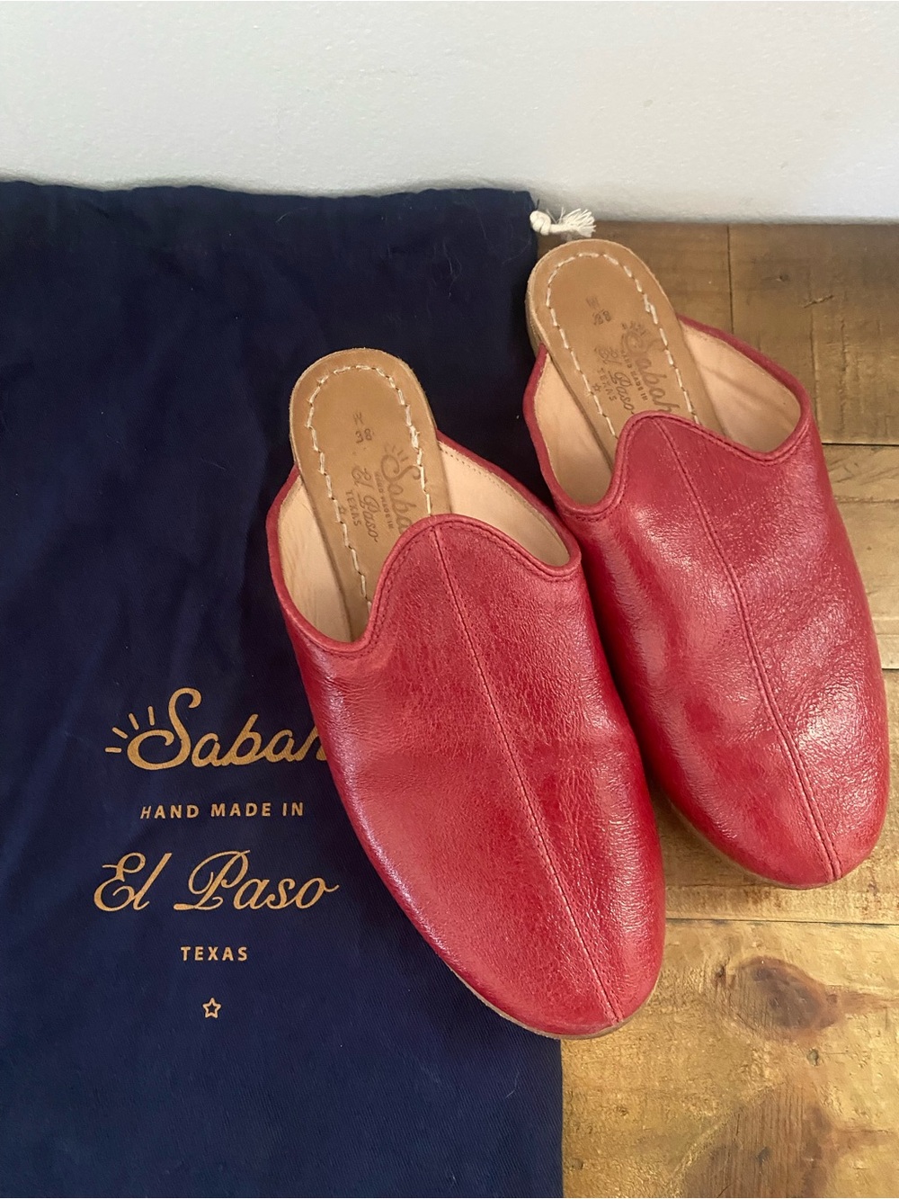 Sabah Baba Red Leather 38